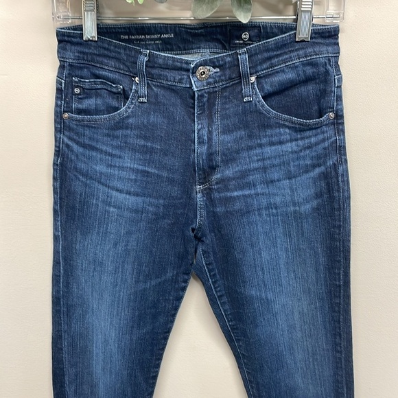 AG Adriano Goldschmied The Farrah High Rise Skinny Ankle Denim Jeans 26R - Picture 2 of 16